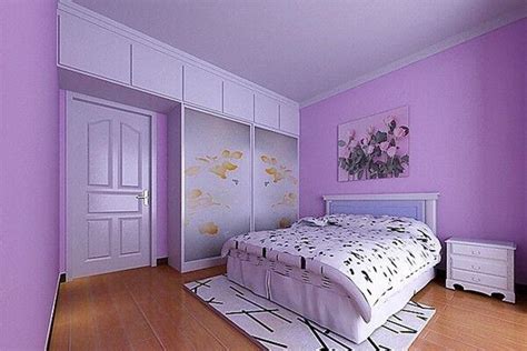 臥室紫色房間